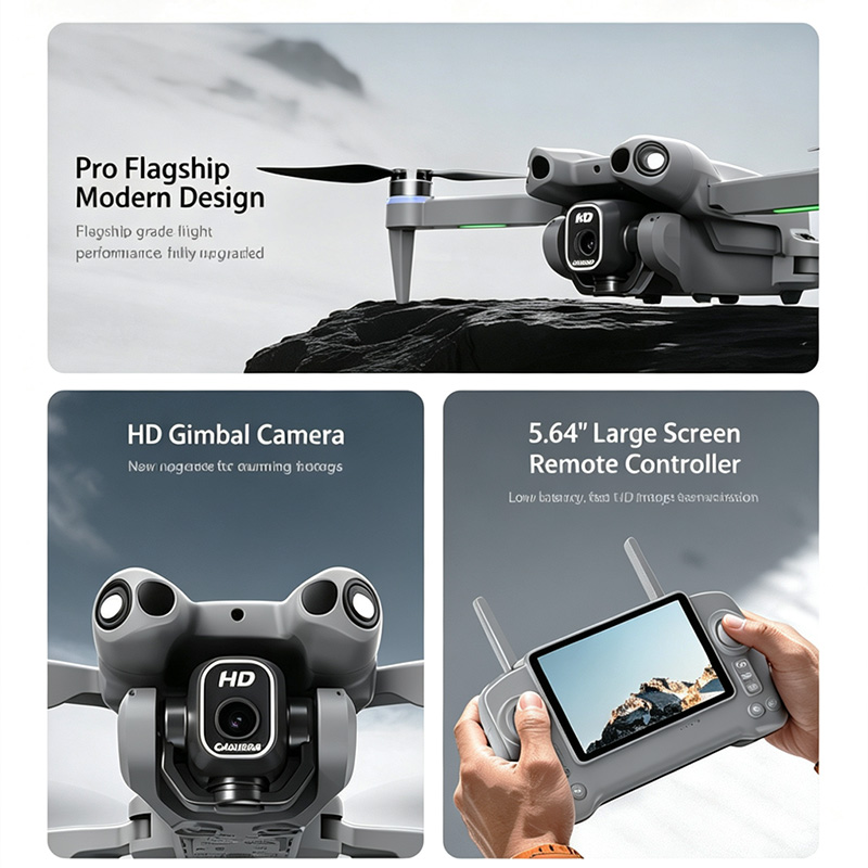 طائرة بدون طيار L700 MAX GPS 2 - مراجعة Drone Gimbal 2 Axis وسعره
