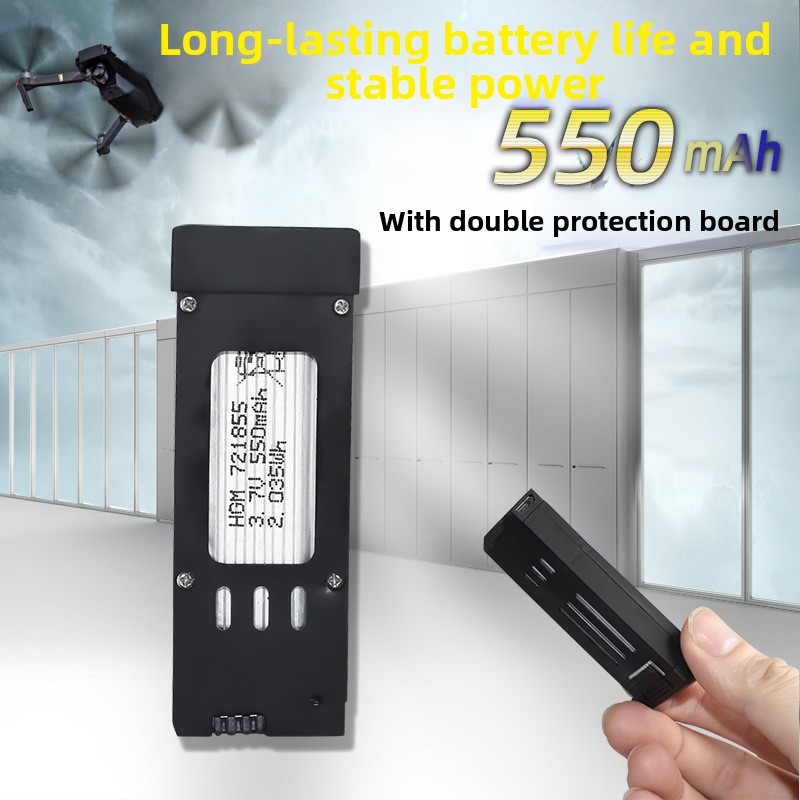 بطارية ليثيوم E58 3.7 فولت 550 - مراجعة Eachine Drone E58 وسعره